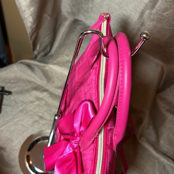 Juicy Couture PINK Velvet Backpack Shoulder bag - Picture 5 of 10